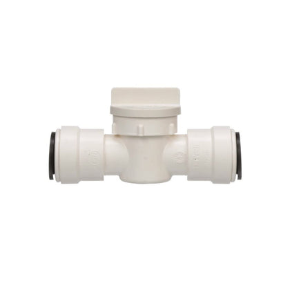 3539-10 AquaLock Plastic Series, 1/2" CTS x 1/2" CTS Off-White Lead-Free Polysulfone Type 39 Straight In-line Valve
