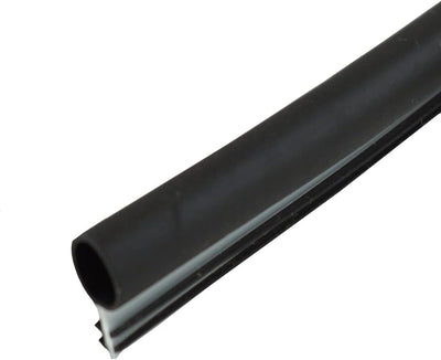 WRS Kerf Mounted Bulb Seal Weatherstripping for Wood Windows, 24 Ft Roll