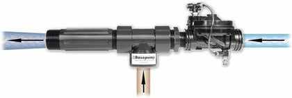 RB750 Water Powered Backup Sump Pump | Automatic Sump Pump Backup System with High Water Alarm for Basement Flood