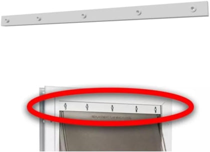 Replacement Bracket for PetSafe Dog Door Replacement Flaps - Dog Door Flap Bracket - Easy Installation with Screws