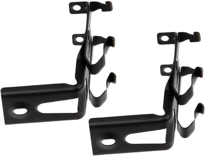 Garage Door 041-0136/41A5034 Safety Sensor Replacement Kit, Garage Door Repair Replacement Garage Sensor Brackets, Black