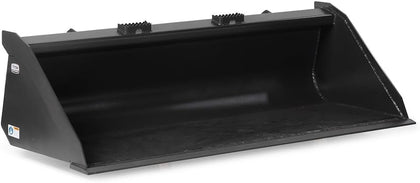 72" Grade 50 Standard Series Low Profile Dirt Bucket, Universal Quick Tach, Rolled-Back Design with 0.5" Thick