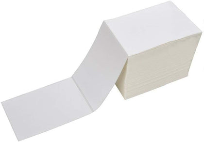 4 x 6 Direct Thermal Shipping Labels with Perforations, Pack of 500 Thermal Labels, Permanent Adhesive, White Mailing