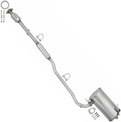Exhaust Catalytic & Rear Muffler Kit Compatible with 2014-2019 Mitsubishi Outlander 2.4L | EPA-Approved | Stainless Steel | Northeastern Exhaust | Includes Gasket, Clamp & Bolt Kit