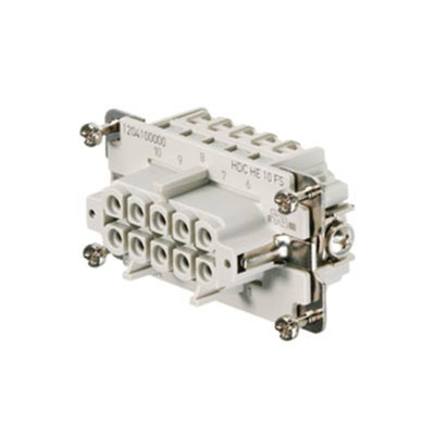 WEIDMULLER HDC-HE-10-FS 10 Contacts, Cable Mount, Heavy Duty Connector, HE Series