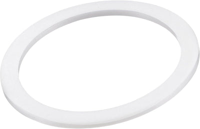 MECCANIXITY PTFE Flat Washers 55mm OD 45mm ID 2mm Thick Flange Gasket, White Pack of 5