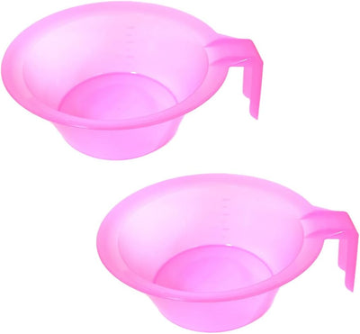2 Pieces Hair Color Mixing Bowl Hair Color Bowl Hair Dye Bowl Applicator Bowl Plastic Color Mixing Tint Bowls Hair