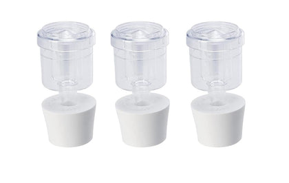 Large 2-Piece Airlocks with #7 Rubber Stoppers for Fermentation - Airlocks for Wine Making, Brewing Beer, and