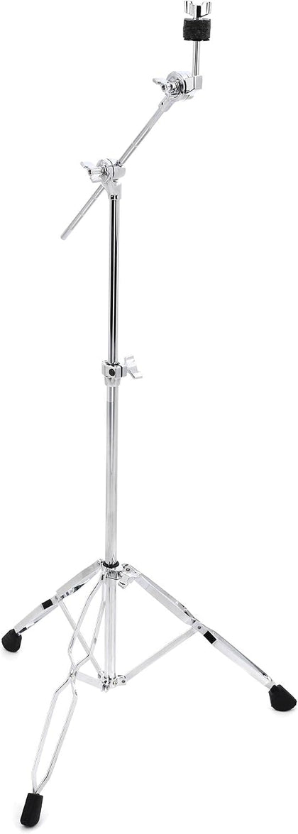 4709 Boom Cymbal Stand, Lightweight Double Braced Chrome Hardware, with Hideaway Boom Tilter and Geared Cymbal