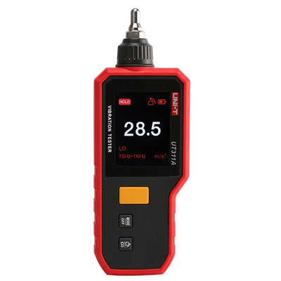 UNI-T Handheld Digital Vibration Tester 0.1-199.9m/s² LCD TFT 360 ° Automatic rotatable Screen Vibration Analyzer Vibrometer Acceleration/Velocity/Displacement Sensor Gauge(UT311A)