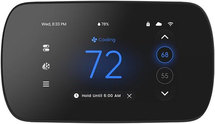 Smart Thermostats for Home, Wenzhiiot Programmable WiFi Thermostat with 4.3" Touchscreen Display, App Control, Easy