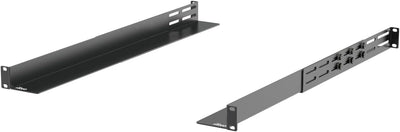 Tecmojo Universal 1U Rack Mount Rail ,4-Post Fully Server Rack Shelf Rail with 20.9"-32" Adjustable Depth, Fit for Non-Rack Mountable Server/Networking/AV/IT Equipment