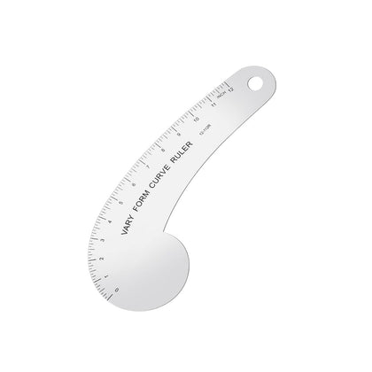 Fashion Sewing Ruler, Vary Form Curve Ruler, French Curves Measuring Cloth Design, Drawing Pattern, Aluminum (12-112)