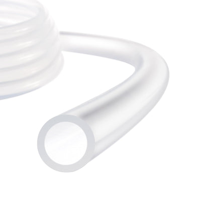 Rebower Silicone Tubing 1/2" ID x 5/8" OD 25ft Length High Temp Clear
