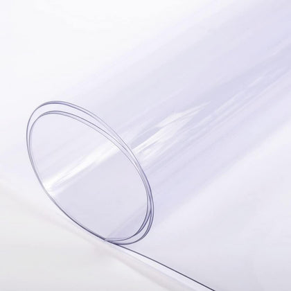 Clear Vinyl Sheeting - 15 Mil - 6.5' Wide - Clear Vinyl Roll, Plastic Sheeting, Sheet for Storm Windows, Covering