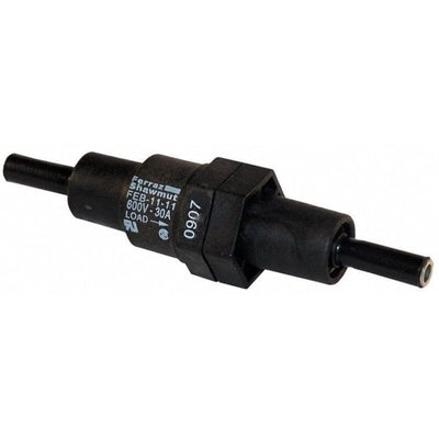 Mersen FEB-11-11 In-Line Fuseholder 1-Pole 30 Amp 600 Volt AC/DC