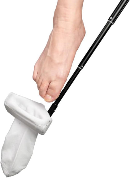 Sock Aid Device for Seniors, Adjustable Sock Helper with Built-in Shoe Horn, Travel-Friendly