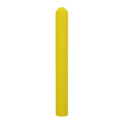 1/4" Yellow Safety Bollard Cover 6" x 60". Installation Tape Included with Dome Top Bollard Post Sleeve