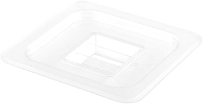 Clear Plastic Lids, Fits 1/6 Size Food Pan, Freezable, 10 Ct