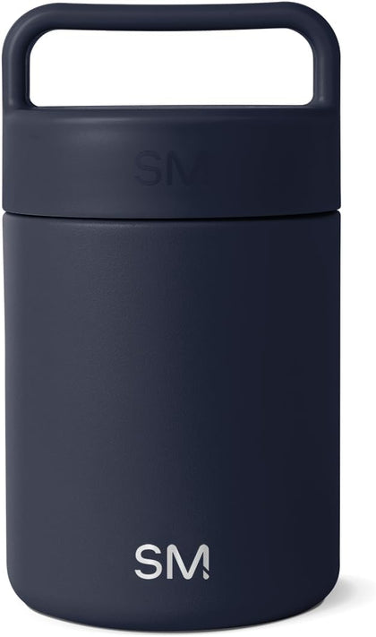 Insulated Food Jar with Handle | 12oz | Navy | Provision Stainless Steel Food Jar, Lunch Container | Leak Proof for