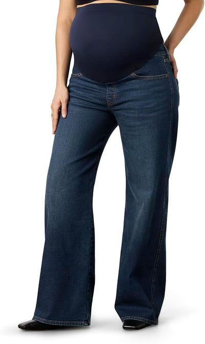 Women's Maternity Comfort-Stay Wide Leg Jeans