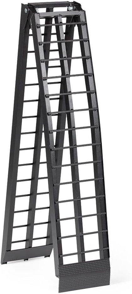 9' Arched Folding Motocycle Loading Ramp - 600 lb. Capacity