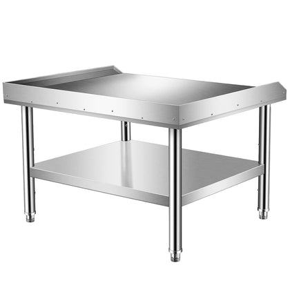 Stainless Steel Equipment Stand - Heavy Duty, Commercial Grade, with Undershelf, NSF Certified,36x30x24"