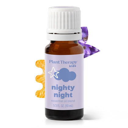 Kids Nighty Night Essential Oil Blend for Sleep, 10 mL (1/3 oz), 100% Pure, Undiluted, Natural Aromatherapy