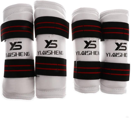 Taekwondo Shin Guard/Leg Protector + Arm Guard/Elbow Protector Set