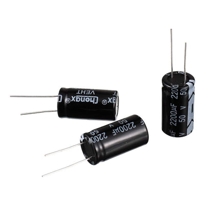 BOJACK 2200uF MFD 50V 16X30mm ±20% -40℃ to +105℃ 8 PCS Aluminum Electrolytic Capacitors (Pack of 8)