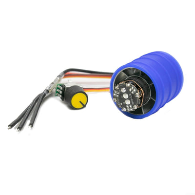 Noteflora 12V DC Brushless Motor 130000 RPM Aluminum Alloy Impeller and Copper Coil for Handheld Dust Blowers and High-Speed Turbo Fans(12V 13W+Plate)