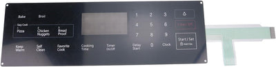 AIVWUMOT Membrane Switch Touchpad DG34-00025A Compatible with Samsung Range Oven NX58F5300SS NX58F5500SS NX58F5500SB PS8764897 AP5800759