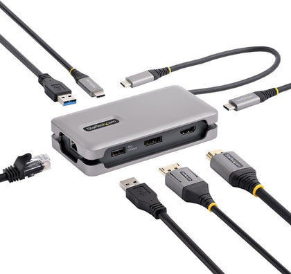 USB-C Docking Station for MacBook Pro M1 M2 M3 M4 and Windows, 4K 60Hz HDMI, HDR, USB 10Gbps Hub, 100W Laptop