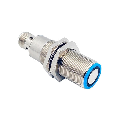 Ultrasonic Proximity Sensor Analog Output, 0-10V 4-20mA Ultrasonic Distance Sensor, 10-30VDC M12 Non-Contact Level Sensor for Object Detection (Measuring Range:30-300mm, Output:0-10V + 4-20mA)