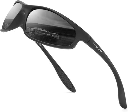 Polarized Sports Sunglasses For Men UV400 Protection | Cycling Driving Fishing