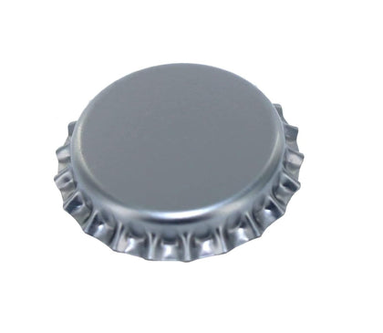 Beer Bottle Crown Caps - Silver - Oxygen Barrier - 10,000 Count