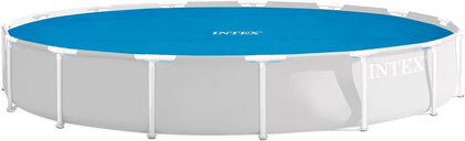 28013E Solar Pool Cover: for 15ft Round Easy Set and Metal Frame Pools – Insulates Pool Water – Reduces Water