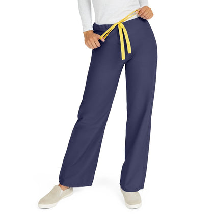 AngelStat Style 600 Unisex Small Scrub Pants with Angelica Color Coding - Navy