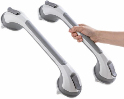 Grab Bars for Bathtubs and Showers 2 Pack Suction Grab Bar, Heavy Duty Shower Handle Removable Bath Handrails for