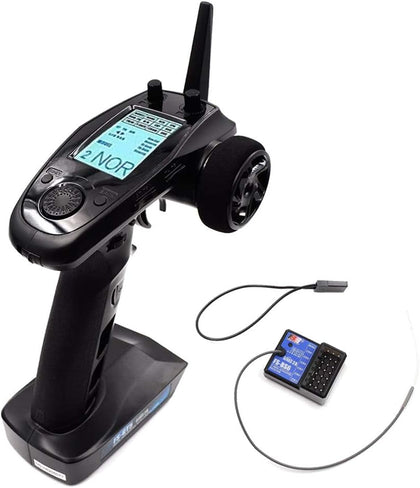 Flysky FS-GT5 2.4GHz 6CH AFHDS RC Transmitter with FS-BS6 Receiver for RC Car Boat Radio System
