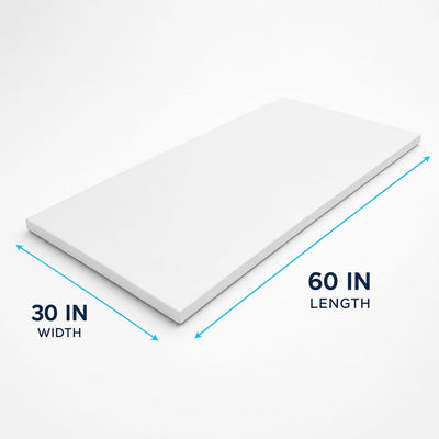 30" W x 60" L Commercial Polyethylene Table Top Replacement, 3/4 Inch Thick Removable Food Prep Work Surface for