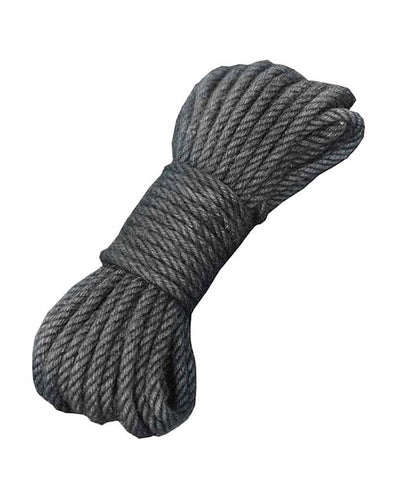 Gray Jute Twine Natural Jute String Rope 6mm x 20m (1/4" x 65ft) for DIY Crafts Bundling Gardening