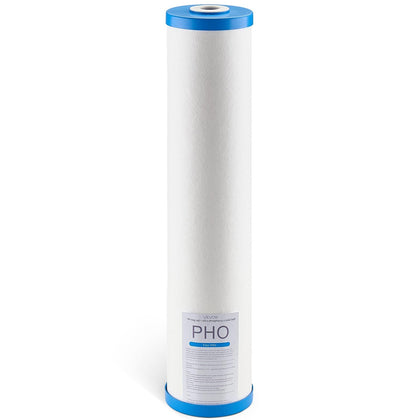 Whole House Water Filter Replacement Cartridge, 4.5" x 20" Polyphosphate Scale Inhibitor Filter for Whole Home Water