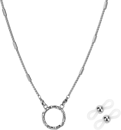 Glasses Holder Chain Loop Eyeglasses Necklace Ring for Women Reading Glasses Sunglasses Necklace for Men