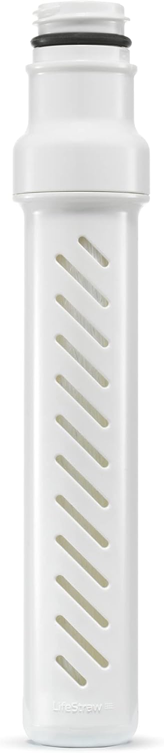 Go Series — Water Bottle Filter Replacement, White, 2‑Stage Filtration Component for Clean Taste