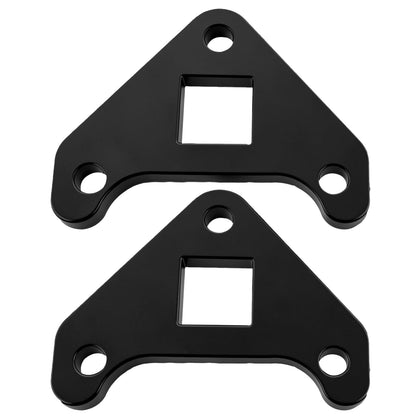 2PCS Mini Excavator Specifically Designed as a Drive Motor Reinforcement Solution for Chinese Mini Excavators.1-2 1/2" Heavy Duty Steel Track Motor Flange Plates with Tie Down Slot.