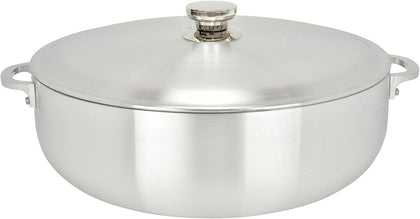 ALUMINUM CALDERO STOCK POT by Chef Pro, Aluminum, Superior Cooking Performance for Even Heat Distribution, Perfect