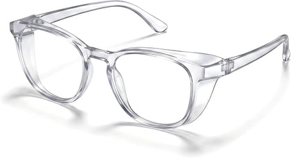 Safety Glasses Anti Fog Nurse Goggles Square Protective Eyewear Anti-Scratch Lab Goggles Clear Cute Safety Glasses