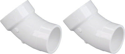 NIBCO U48062 11/2 SPGXH 45 STREET ELBOW PVC (Pack of 2)
