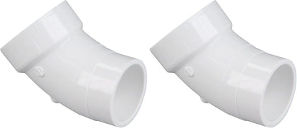 NIBCO U48062 11/2 SPGXH 45 STREET ELBOW PVC (Pack of 2)